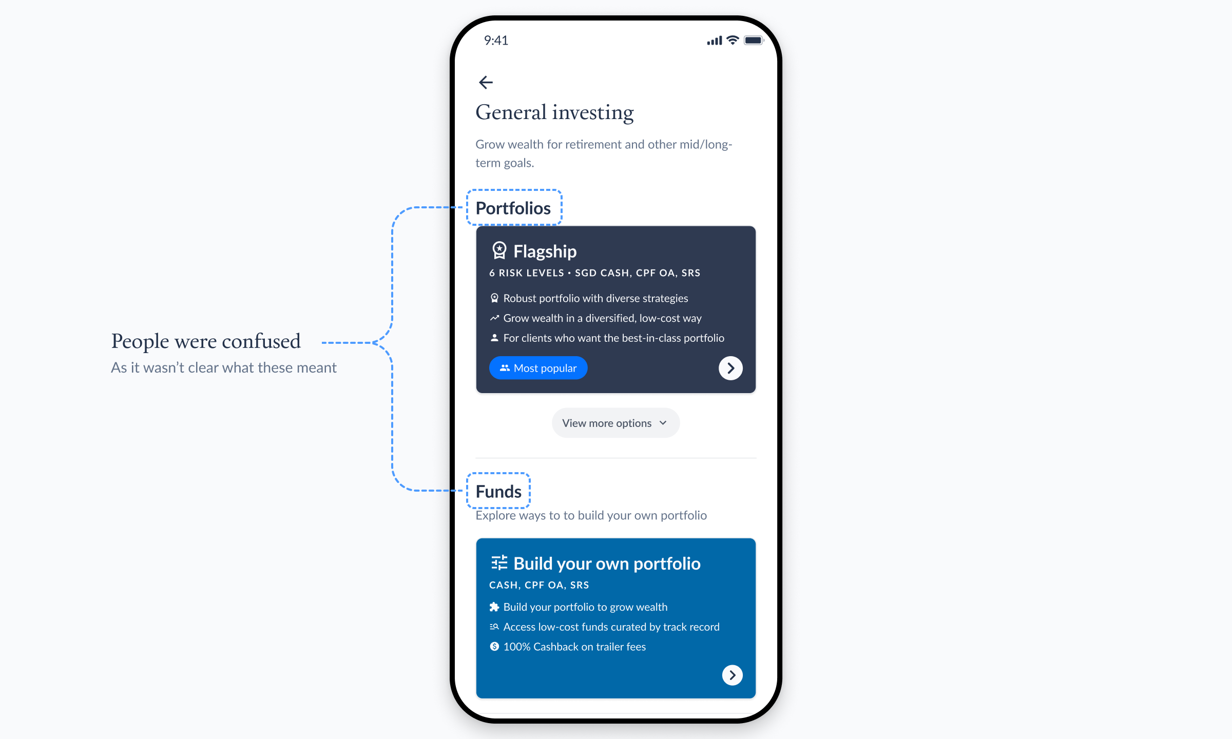 Second round of user testing for the Explore redesign